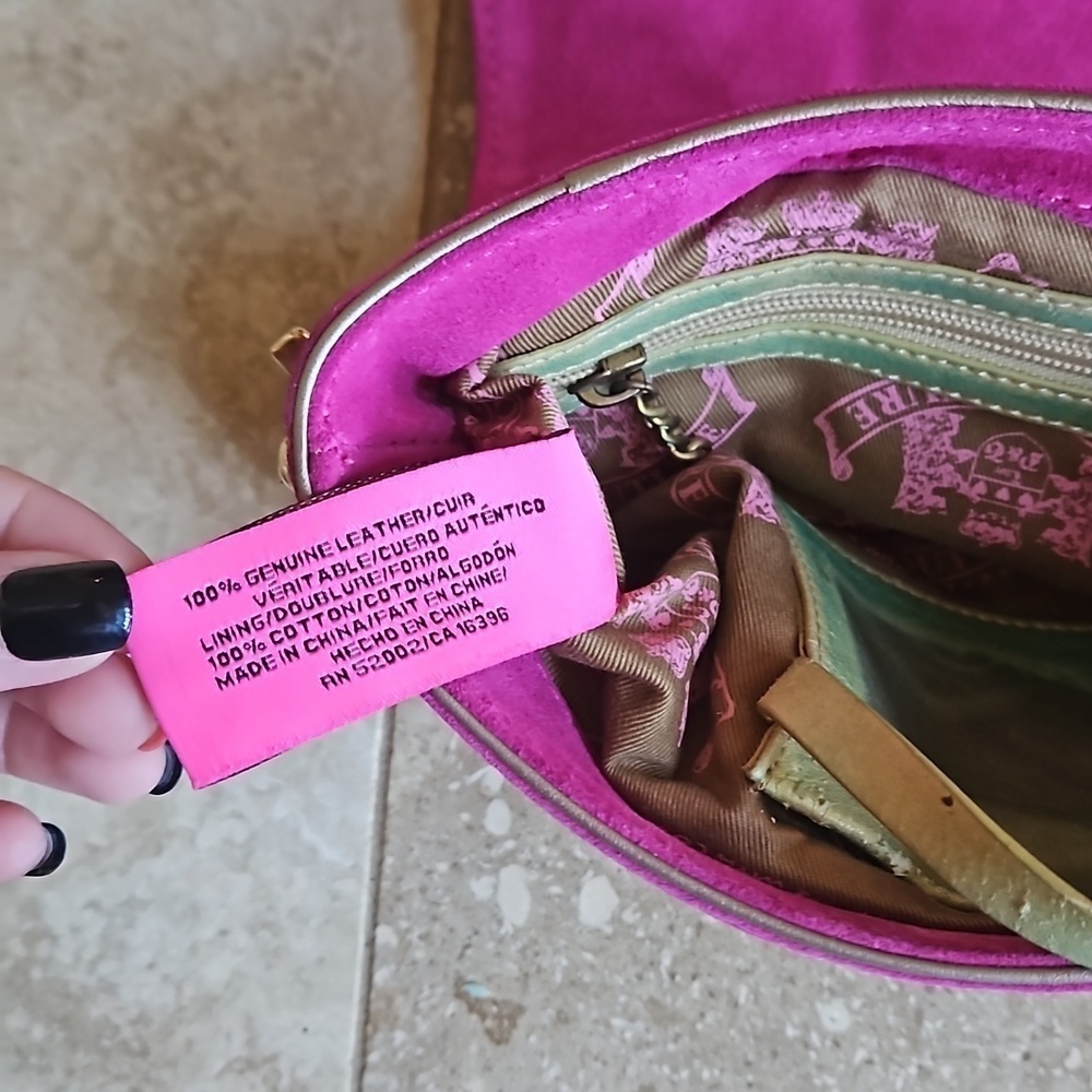 Vintage Juicy Couture Fusia Purse - Picture 5 of 11